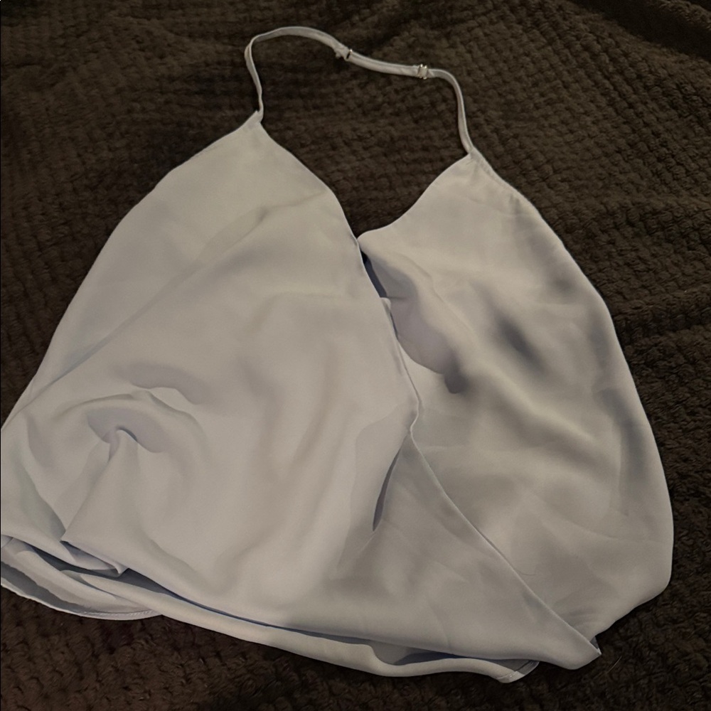 Elegant Light Blue Women's Top